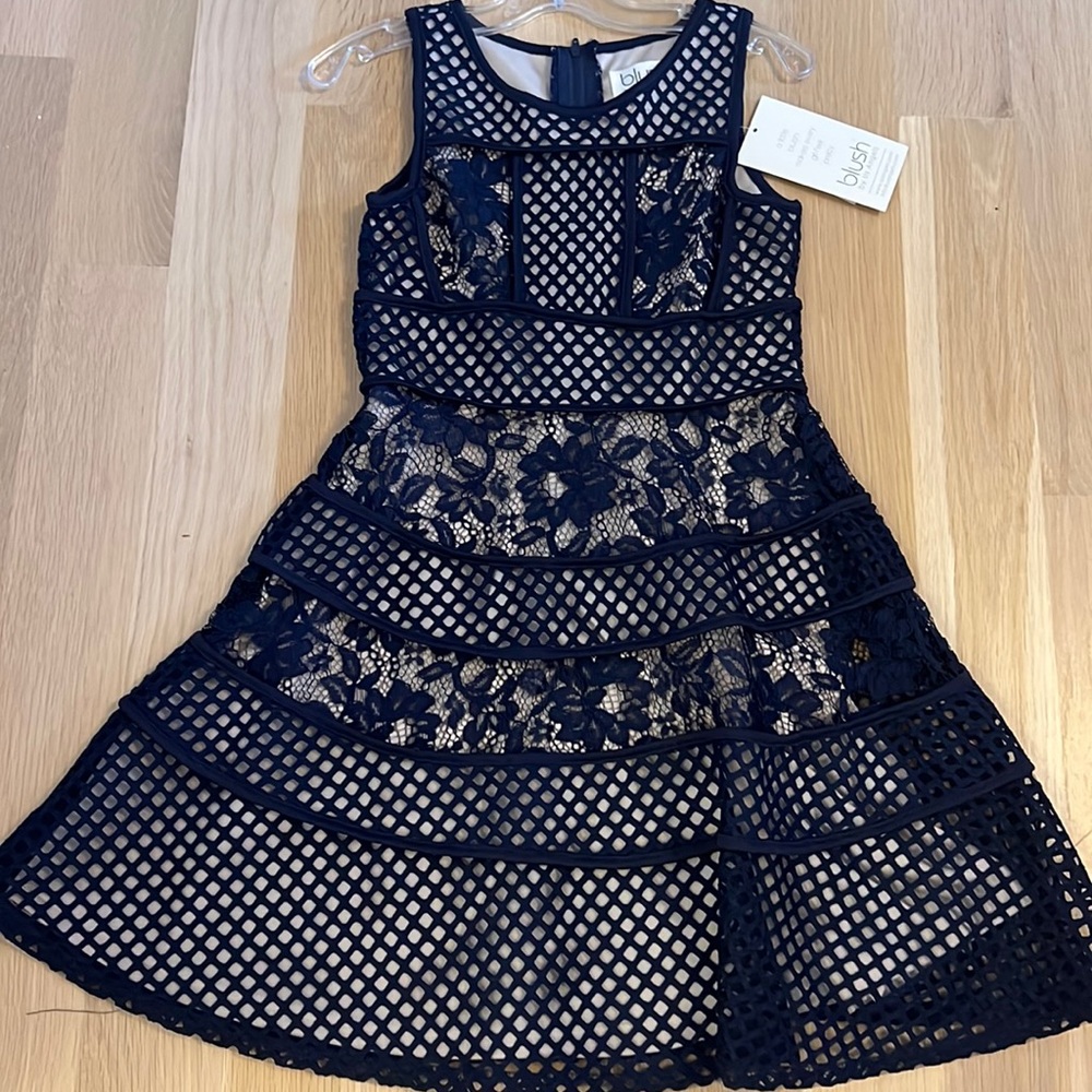 Navy blue dress from Blush by us Angles